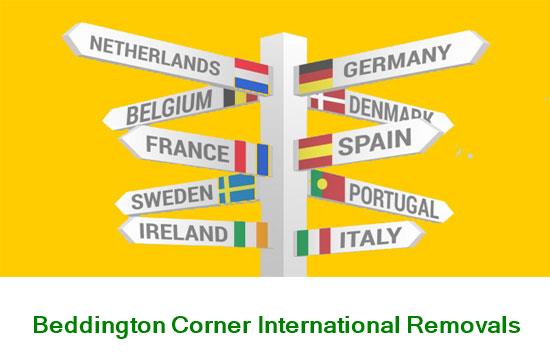 Beddington Corner international removal company